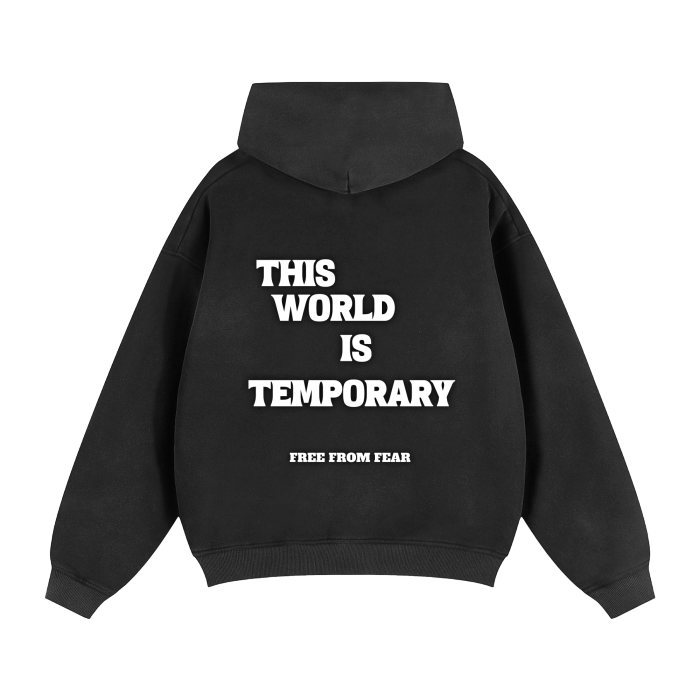 Fearless Apparel Line Walk with God Zip-Through Boxy Hoodie
