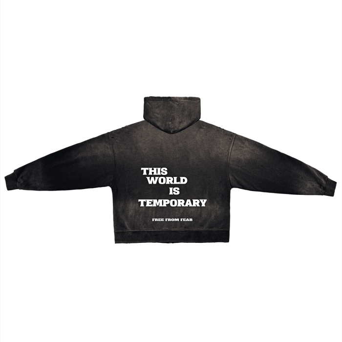 fearless apparel line post-apocalyptic aesthetic pure cotton hand-fray