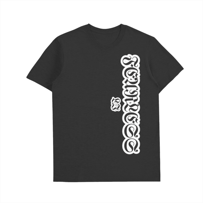 FearLessLi Church Drop Shoulder Seamless T-Shirt with graphic design, comfortable drop shoulder fit.