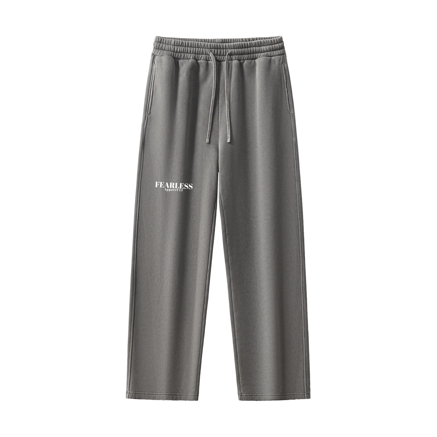 fearless apparel sweatpants,frayed sweatpants,enzyme washed sweatpants,fleece joggers,unisex sweatpants,vintage streetwear pants,oversized sweatpants,straight leg joggers,fearless clothing,heavyweight sweatpants