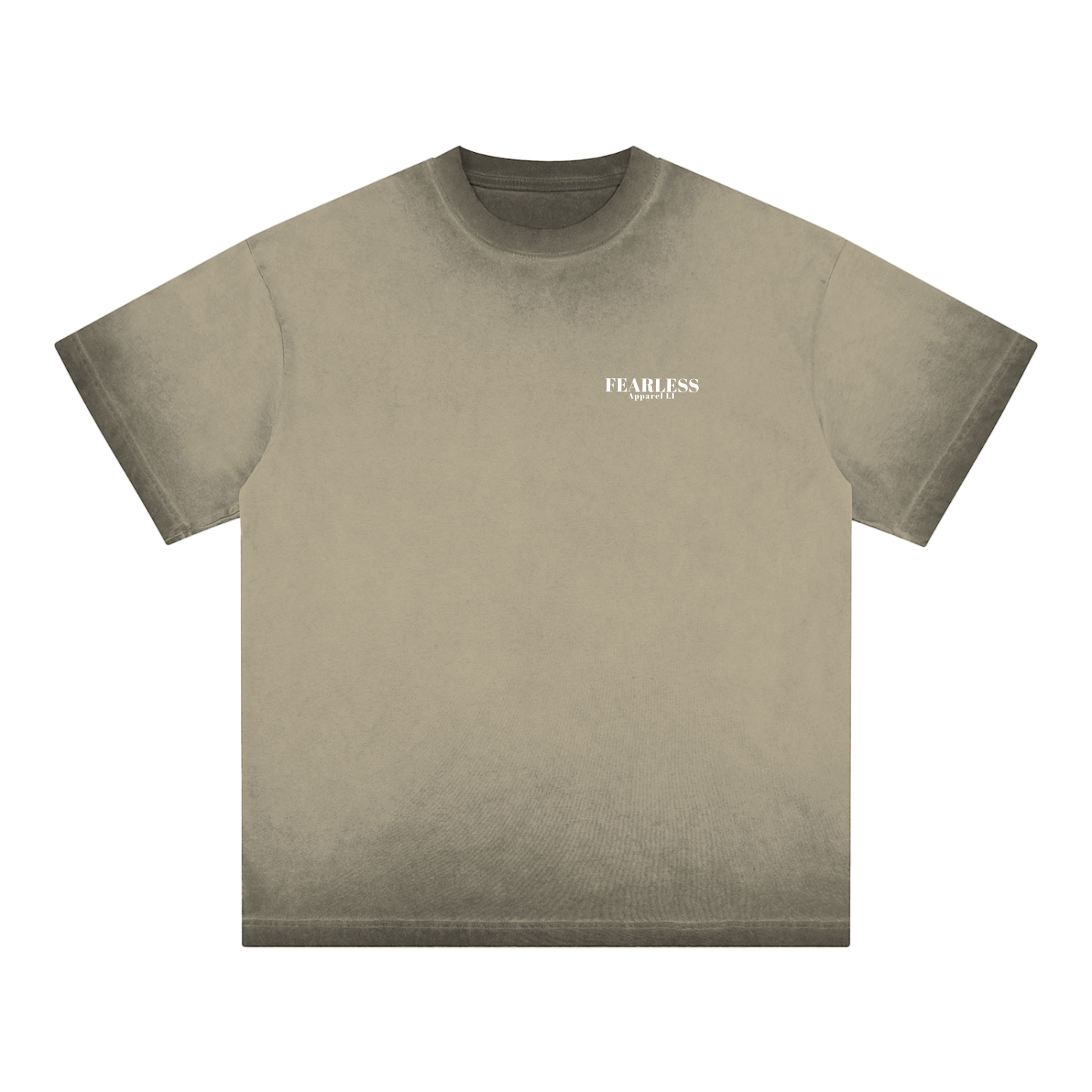 Fearless Apparel Line Reverse Dyed T-shirt, unisex, cotton, street style, short sleeves, round neck, loose fit.