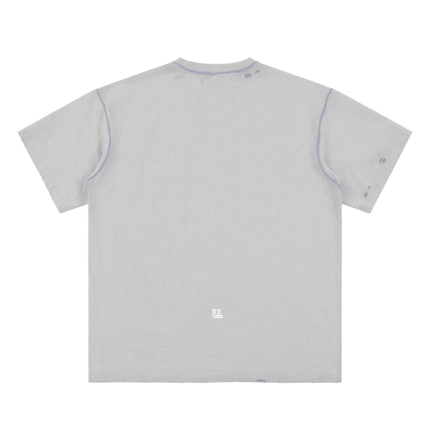 Fearless Apparel Line Hand-frayed Reversible unisex T-shirt