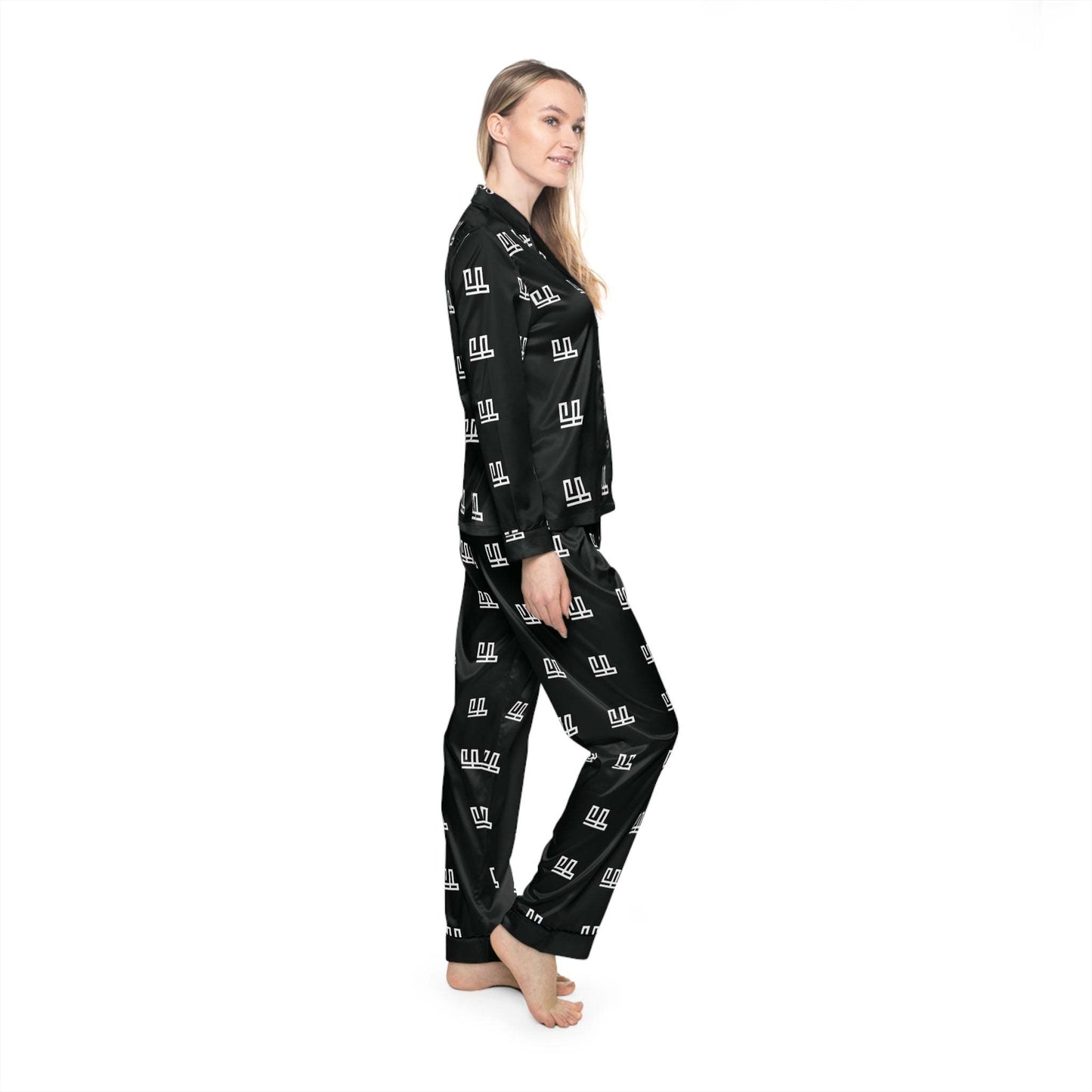 Fearless Apparel Line Womans Satin Pajamas