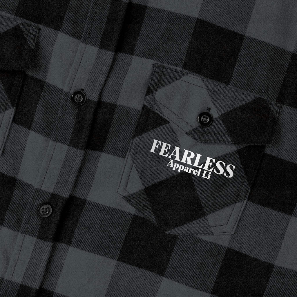 fearless apparel line fall long sleeve flannel shirt unisex flannel shirt exudes confidence