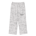 Dirty Washed Fleece Sweatpants with drawstring, unisex, grey color, relaxed fit.