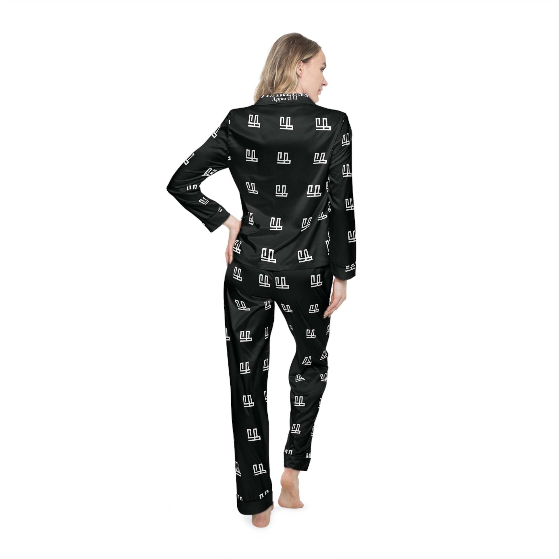 Fearless Apparel Line Womans Satin Pajamas