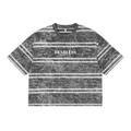 Fearless Apparel Line Snow Washed Striped T-shirt, unisex, short sleeves.