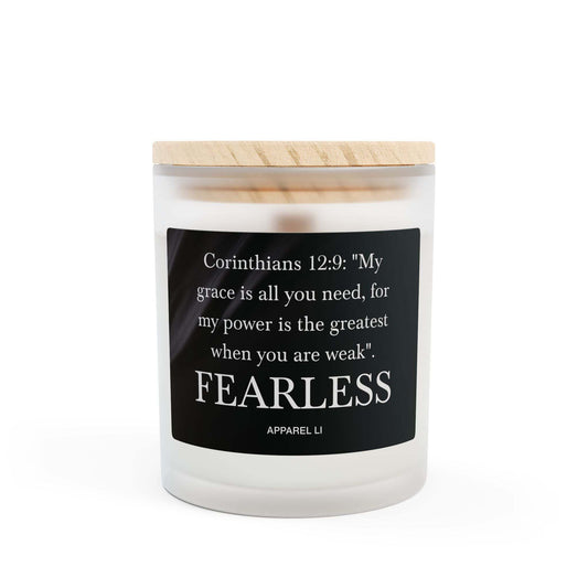 Fearless Apparel Line Glass Candle FearlessLi 11oz