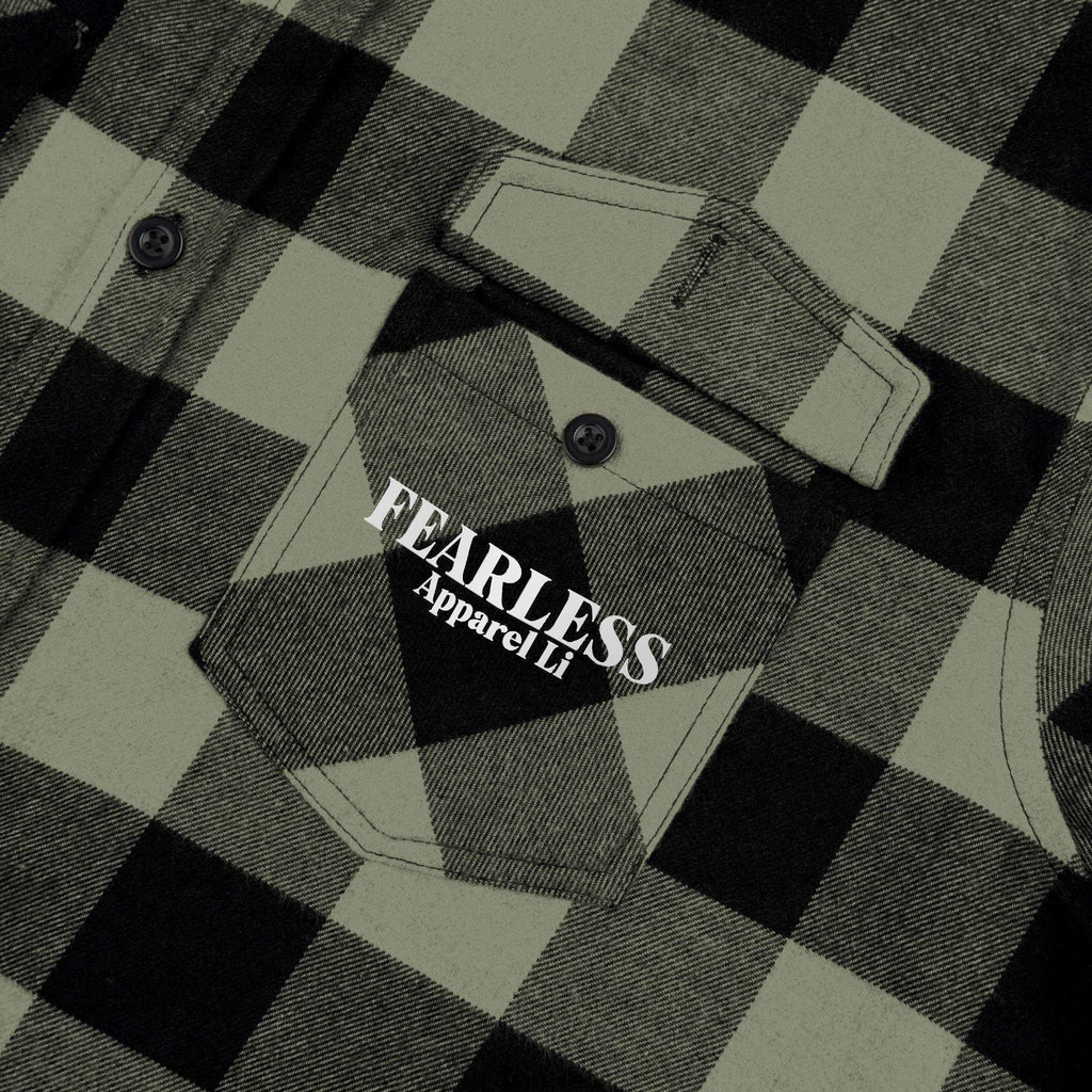 fearless apparel line fall long sleeve flannel shirt unisex flannel shirt exudes confidence
