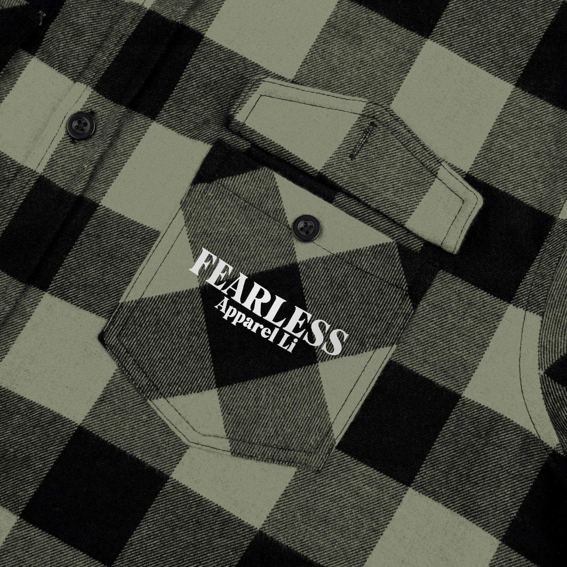 fearless apparel line fall long sleeve flannel shirt unisex flannel shirt exudes confidence