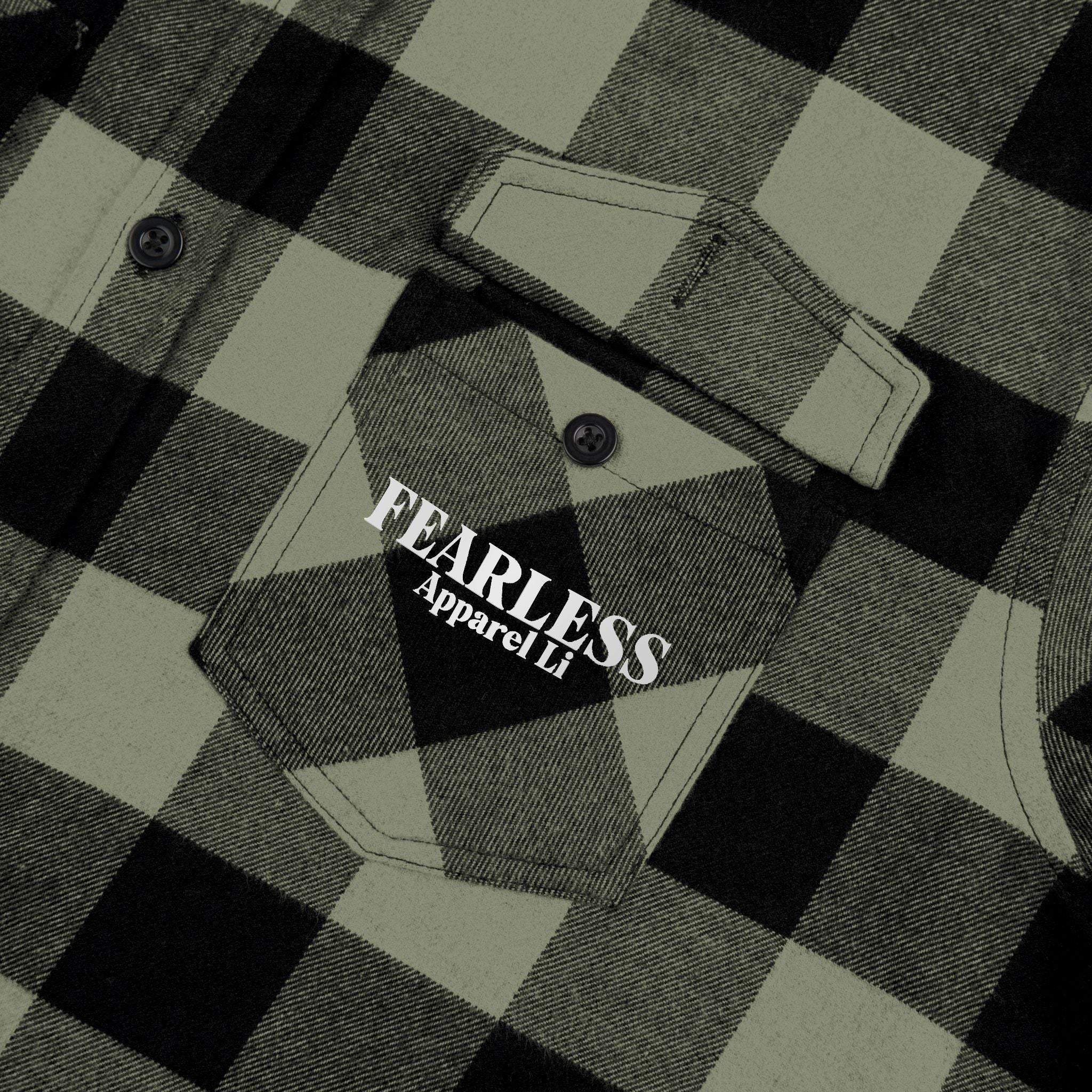 fearless apparel line fall long sleeve flannel shirt unisex flannel shirt exudes confidence