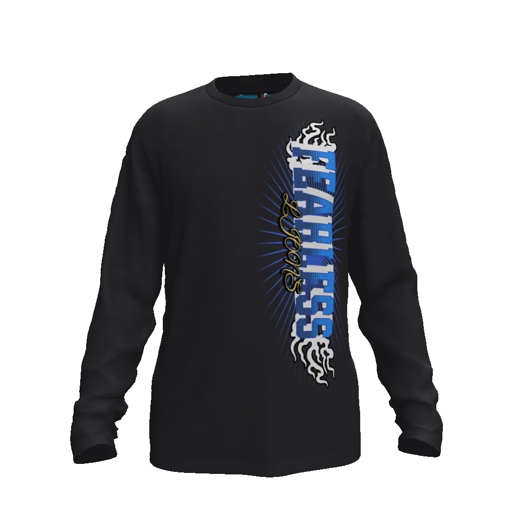 Fearless Detroit Lions Sweatshirt with bold logo, part of the Fearless Apparel Line, showcasing comfort and style for fans.