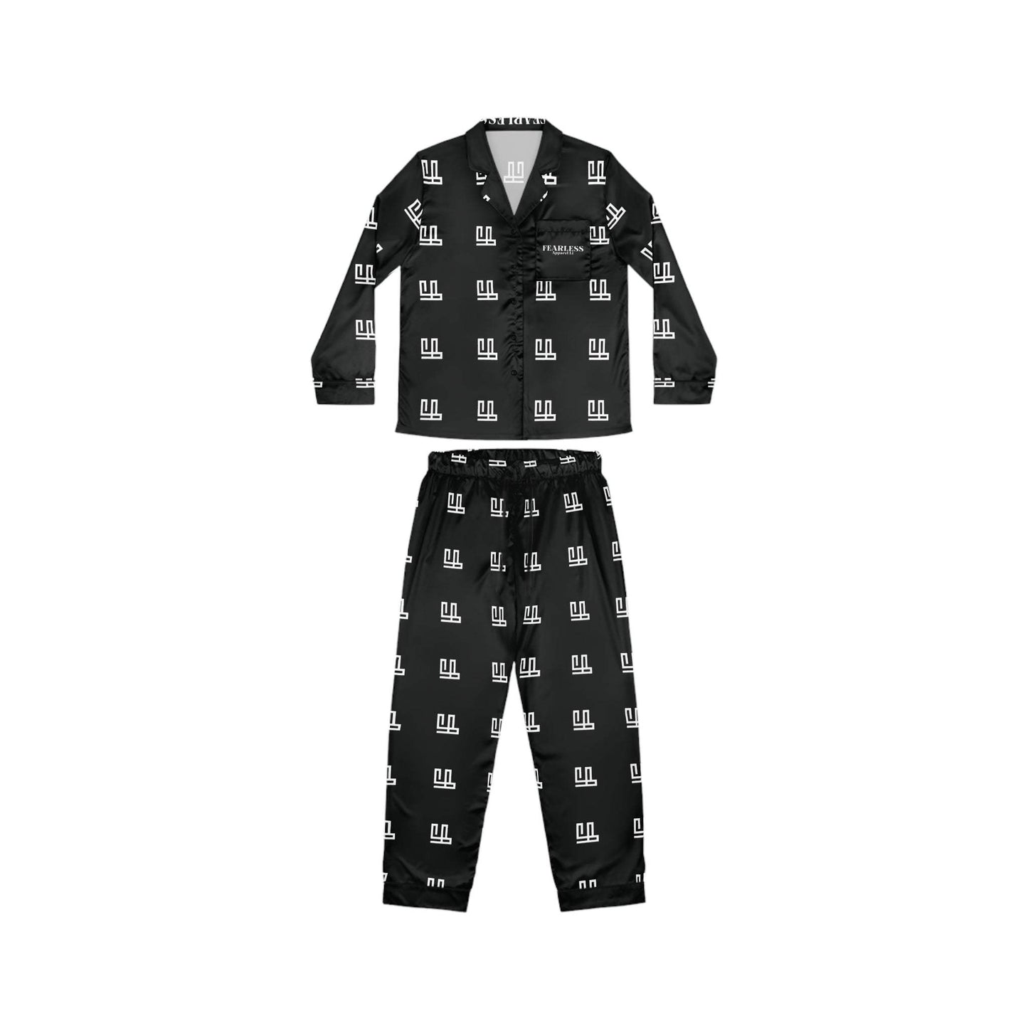 Fearless Apparel Line Womans Satin Pajamas