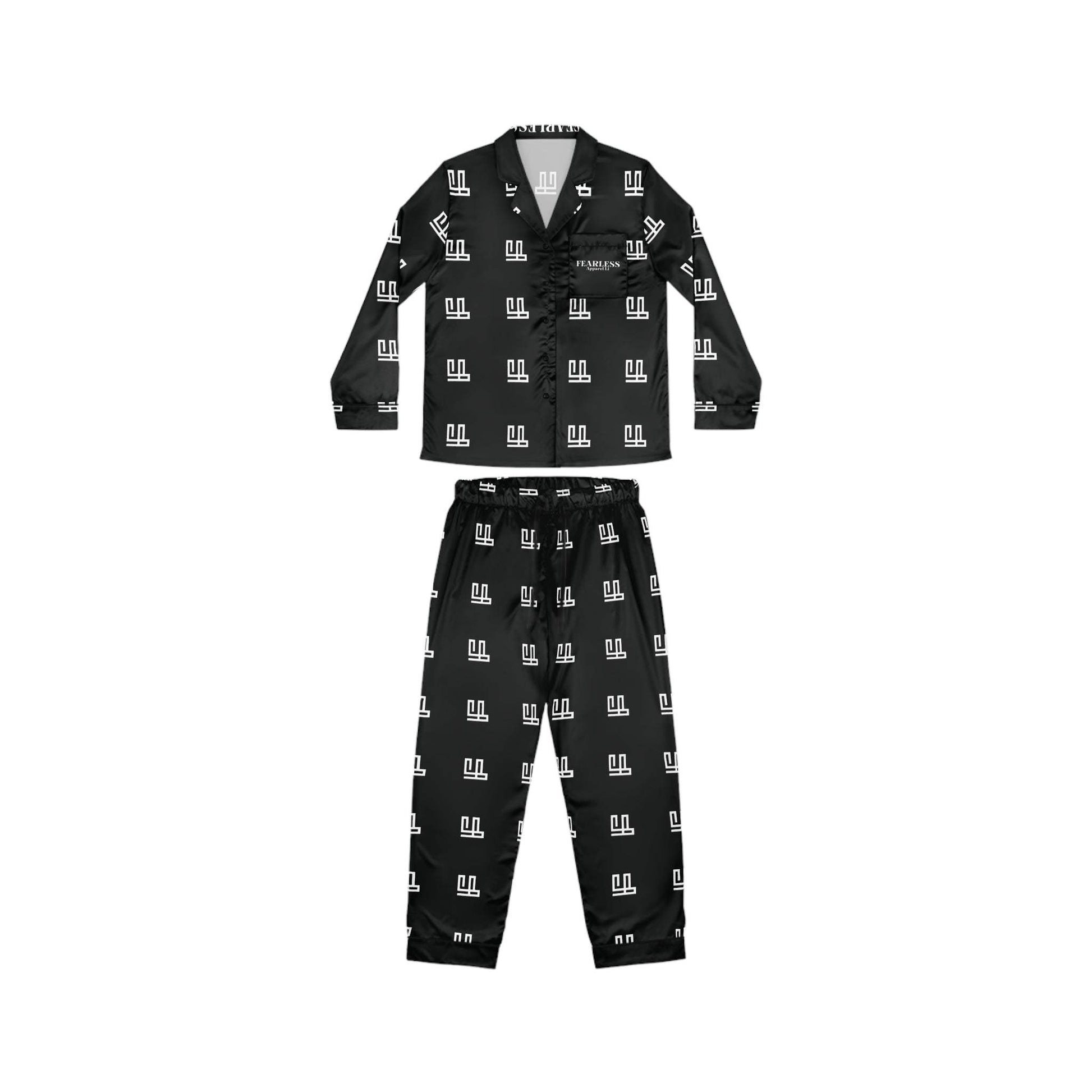 Fearless Apparel Line Womans Satin Pajamas