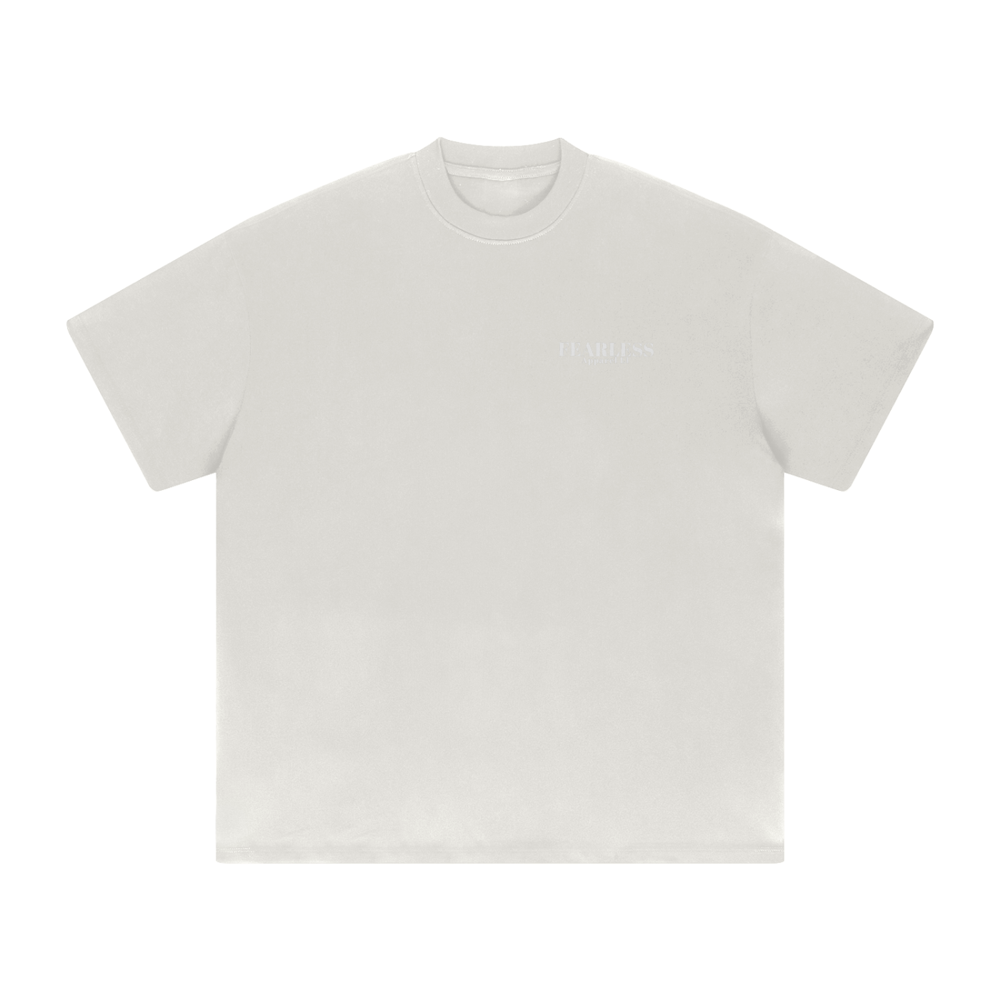 fearlessli Streetwear Unisex Heavyweight Solid Color Drop Shoulder Loose T-shirt