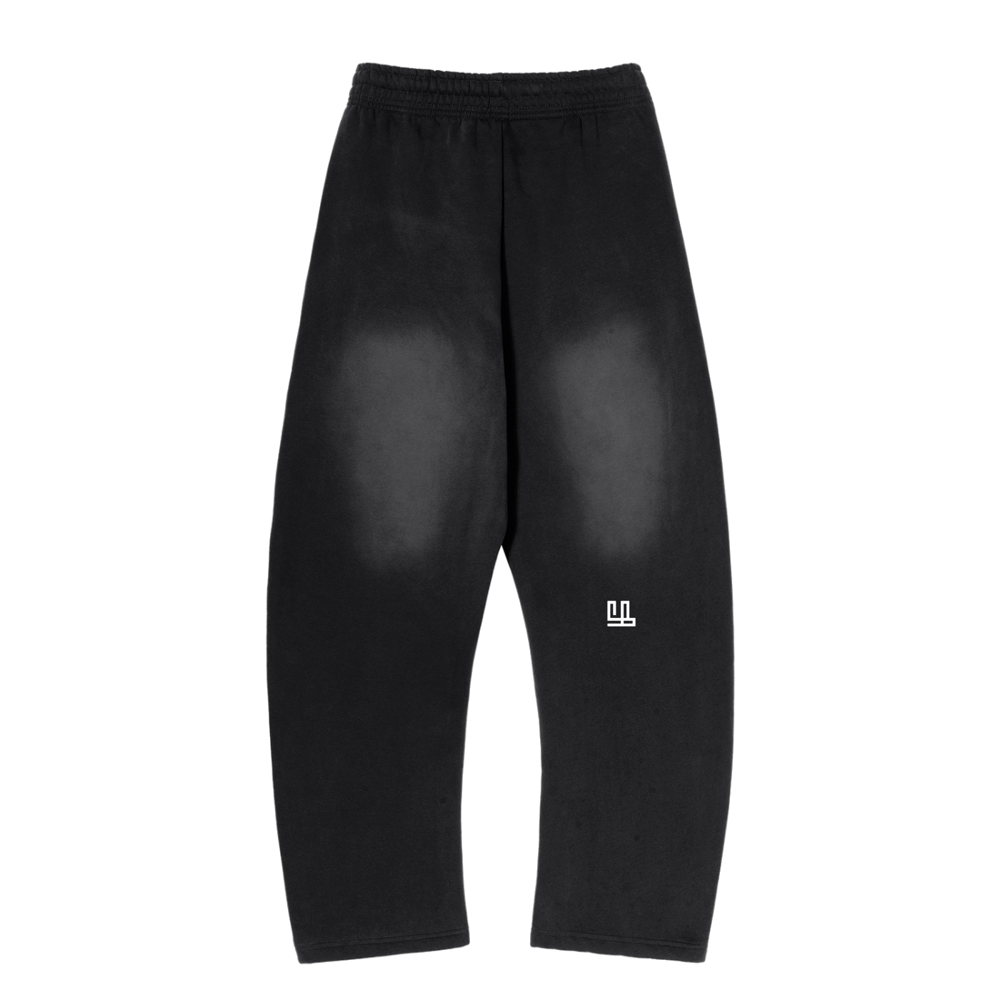 Sunfade Curved Blade Sweatpants, black, gender-neutral, regular fit.