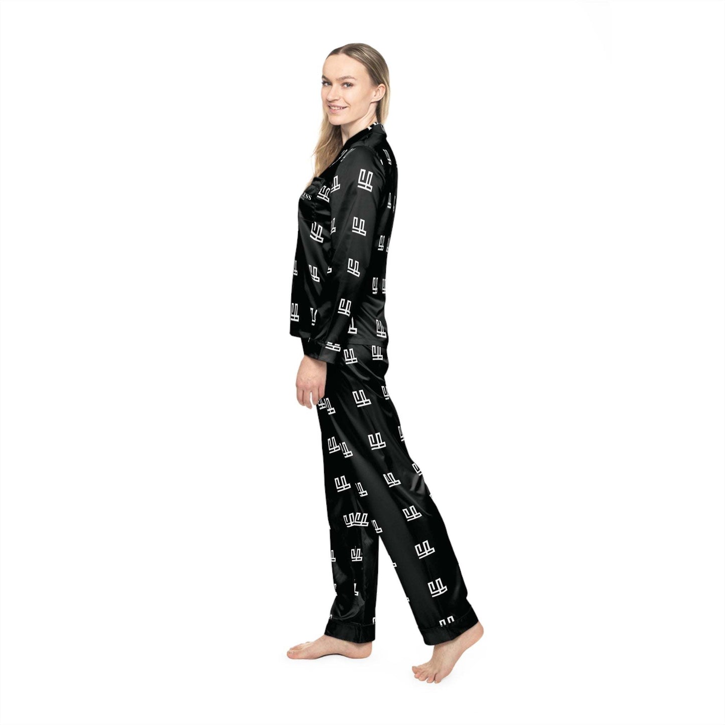 Fearless Apparel Line Womans Satin Pajamas