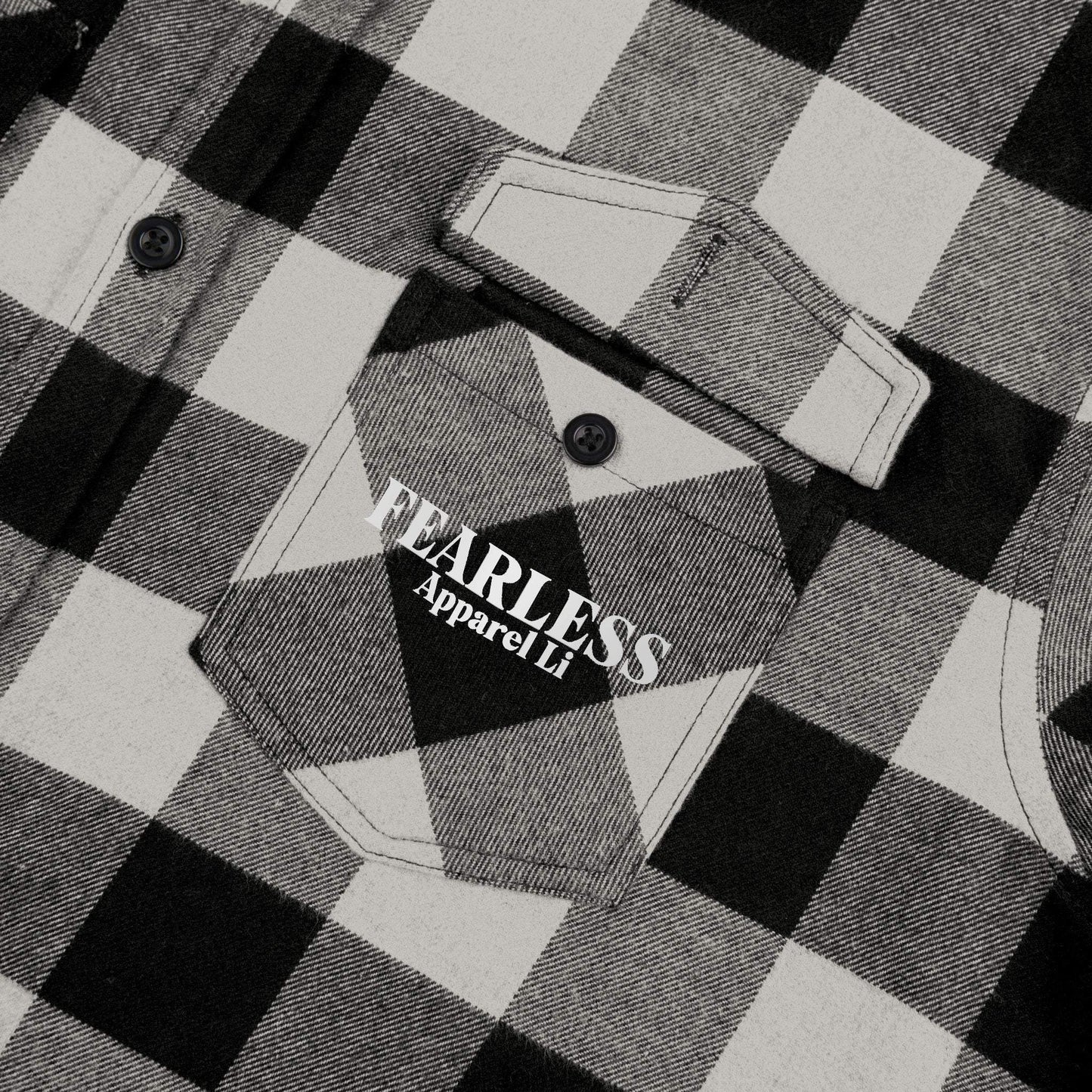 fearless apparel line fall long sleeve flannel shirt unisex flannel shirt exudes confidence