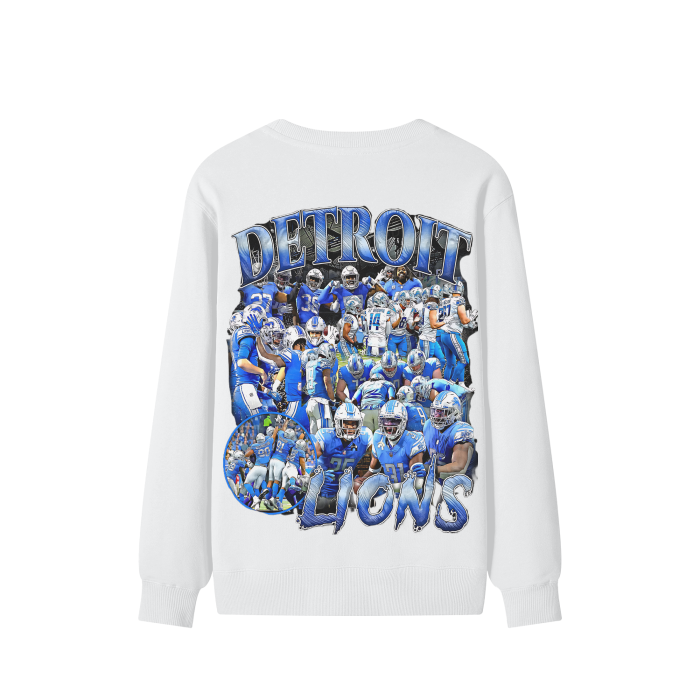 Lions FearLess Apparel Li Classic Sweater featuring bold Detroit Lions design.