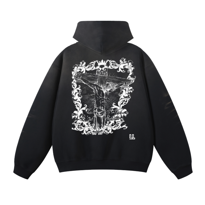 Fearless Apparel Line Jesus Is King Streetwear Fleece Hoodie 