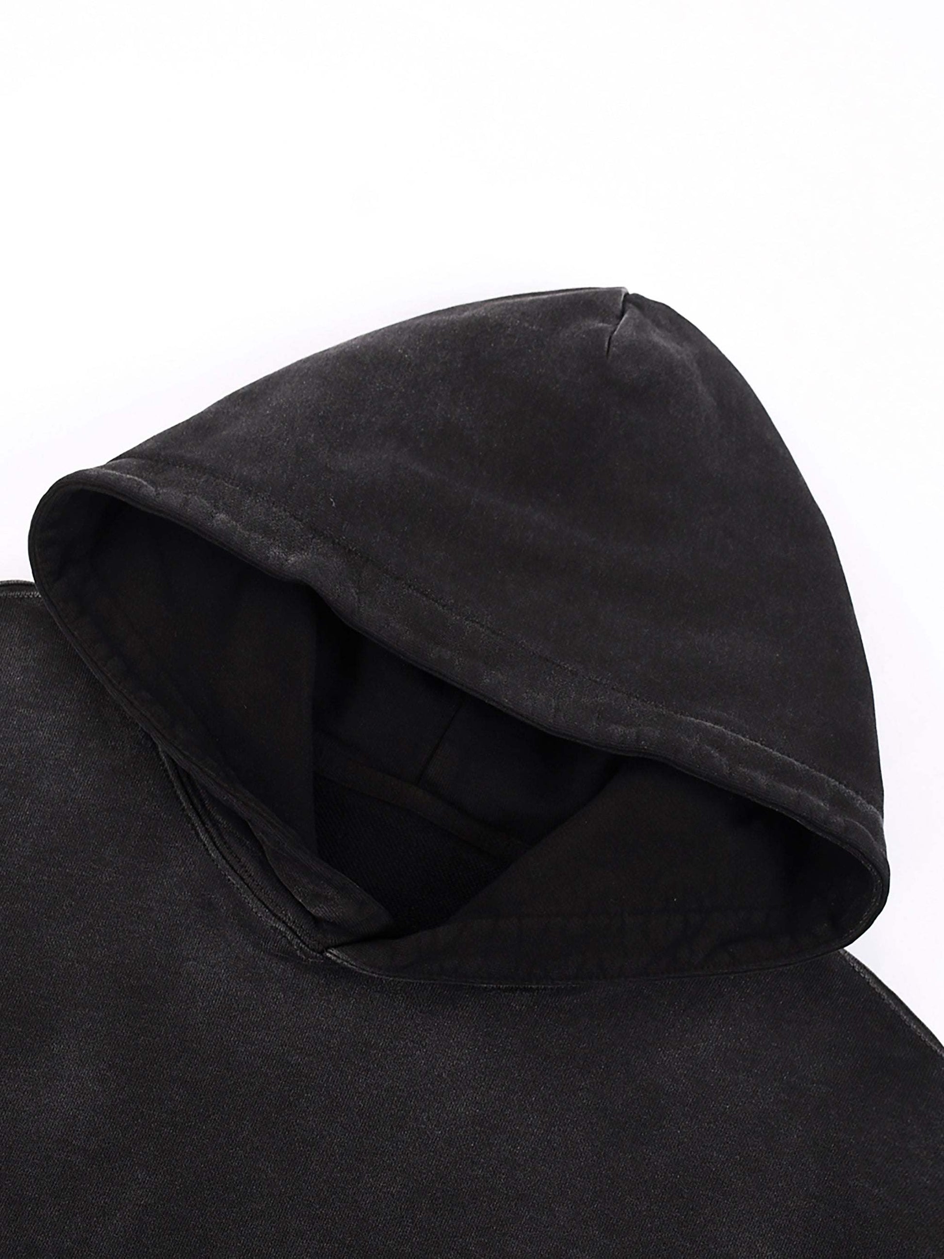Fearless Apparel Li Jesus Is King unisex hoodie in black fabric.