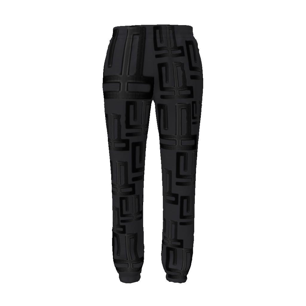 FearLessLi Mens Joggers with geometric pattern, offering comfort and style.