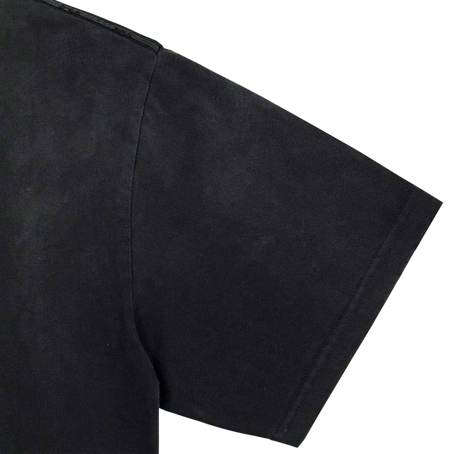 FearLessLi Apparel Li Monkey washed T-shirt in black, showcasing premium fabric and detail.