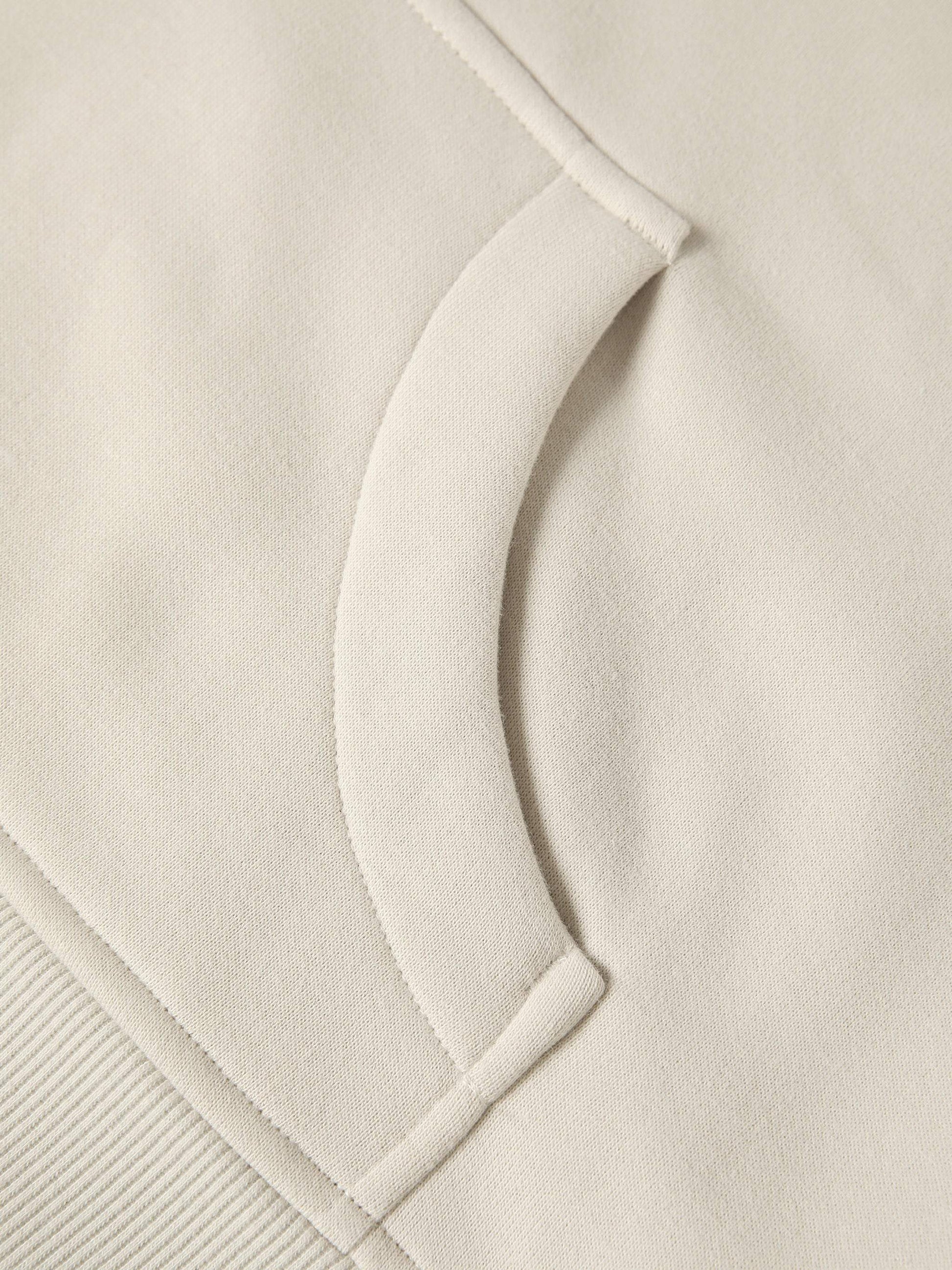 Close-up of the Detroit Lions FearlessLI Cropped Half-Zip Hoodie pocket.