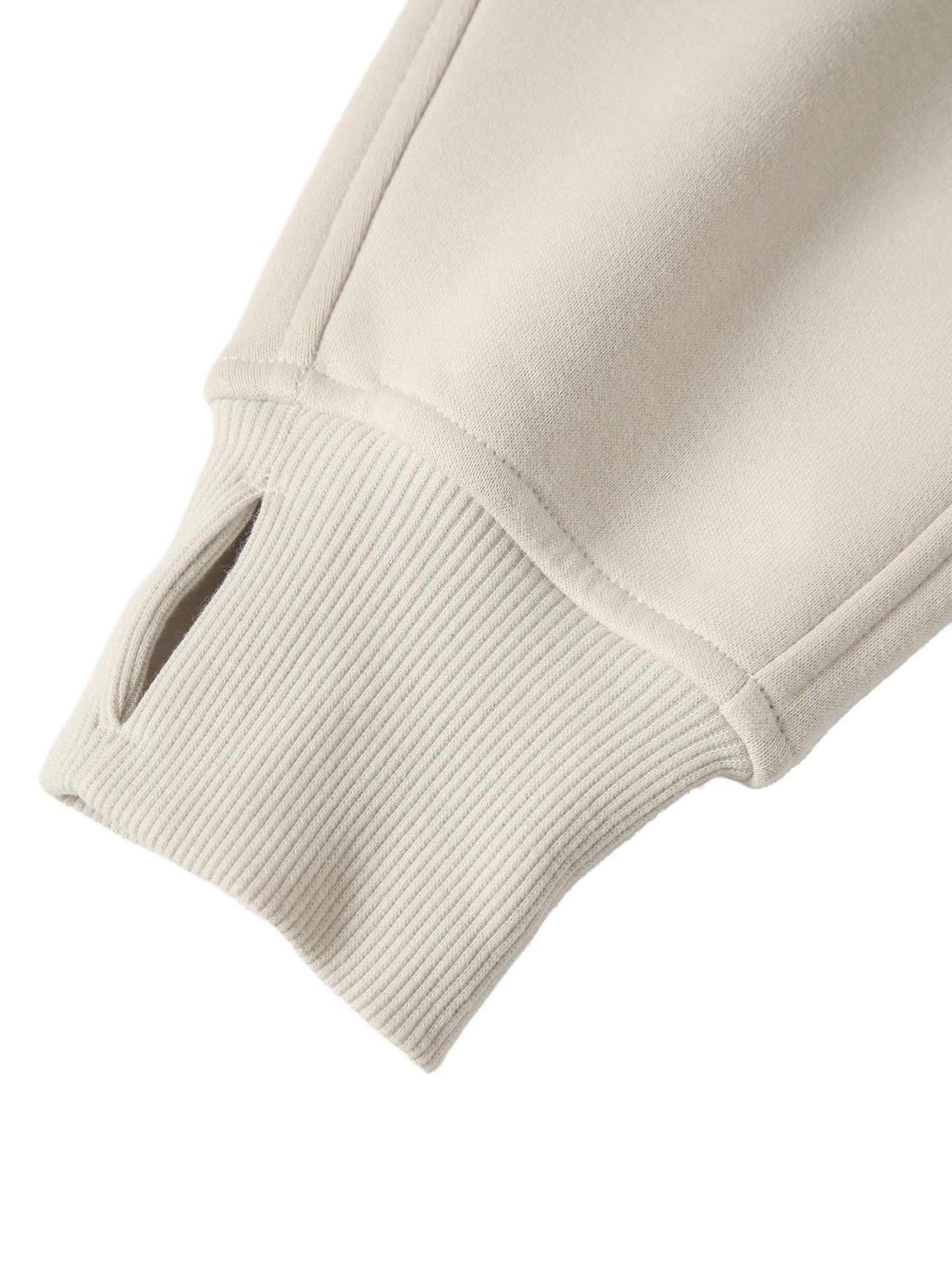 Detroit Lions FearlessLI Cropped Half-Zip Hoodie sleeve detail.