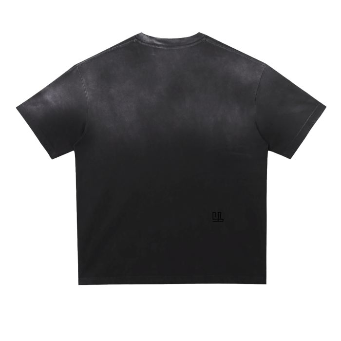 Fearless Apparel Li All Black gradient T-shirt with modern design and durable material.