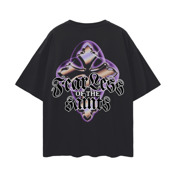 FearLessLi Streetwear Oversized T-Shirt with unique design and bold motif.