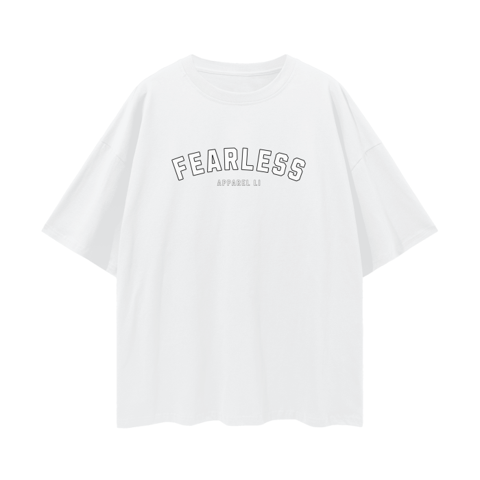 FearLessLI fearless defender T-shirt showcasing bold statement design.