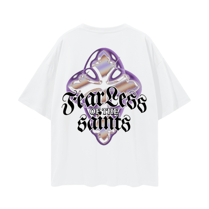 FearLessLi Streetwear Oversized T-Shirt with unique design on back.