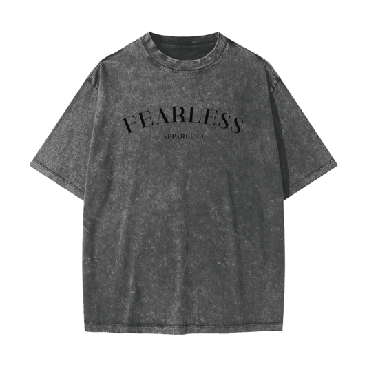 FearLess Motor City T-Shirt with acid washed finish and oversized fit.