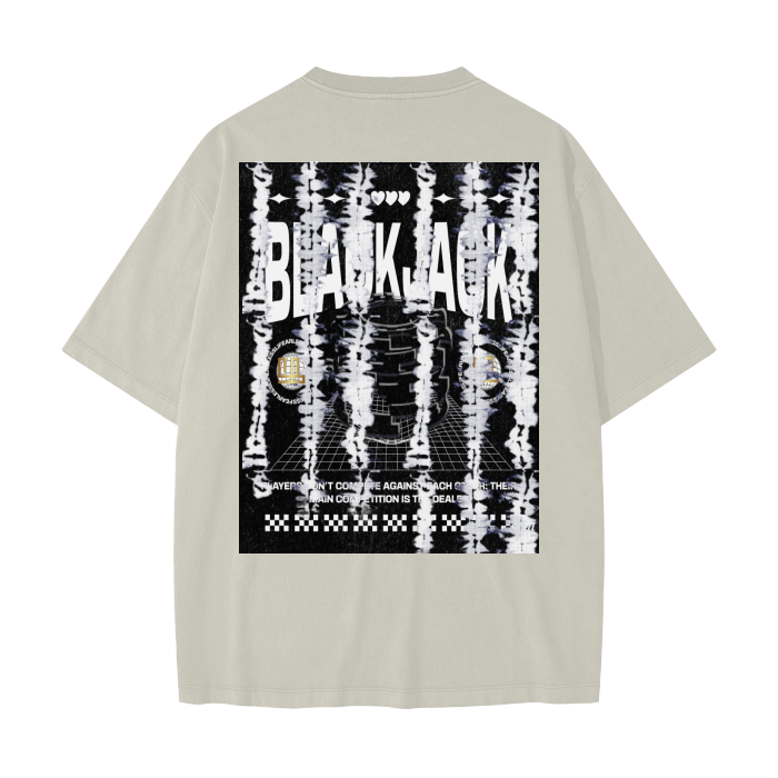 fearless style BlackJack Streetwear unisex heavyweight drop shoulder vintage top
