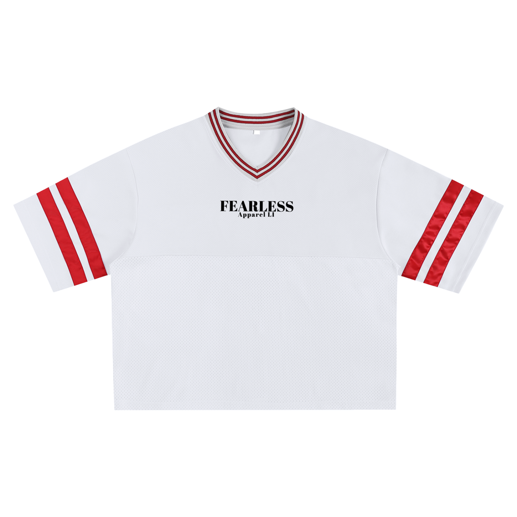 Fearless Apparel Line Taped Mesh T-shirt - Sporty Streetwear
