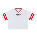 Fearless Apparel Line Taped Mesh T-shirt - Sporty Streetwear
