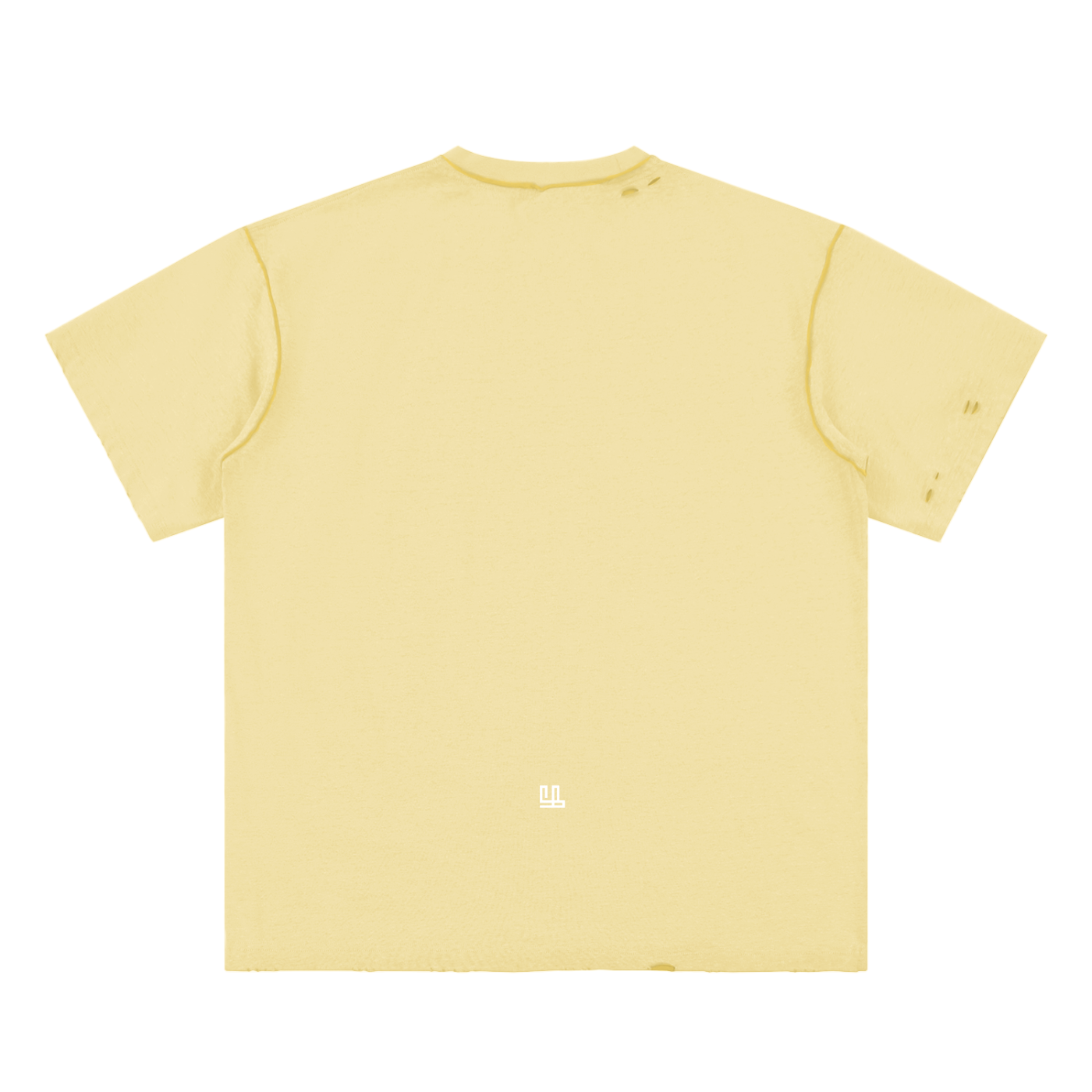 Fearless Apparel Line Hand-frayed Reversible unisex T-shirt