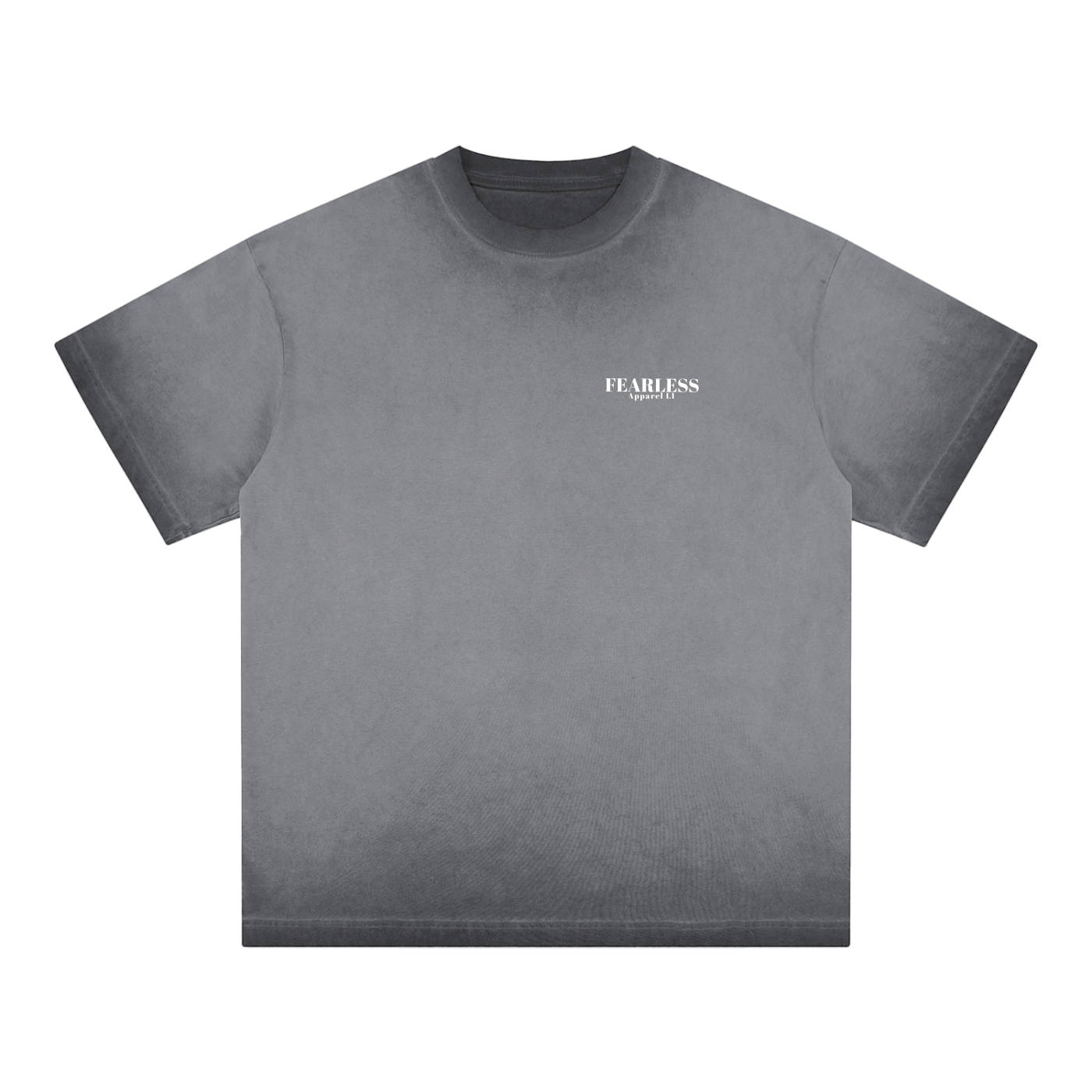 Fearless Apparel Line Reverse Dyed T-shirt, unisex, loose fit, 100% cotton, casual street style, short sleeves, drop shoulders, round neck.
