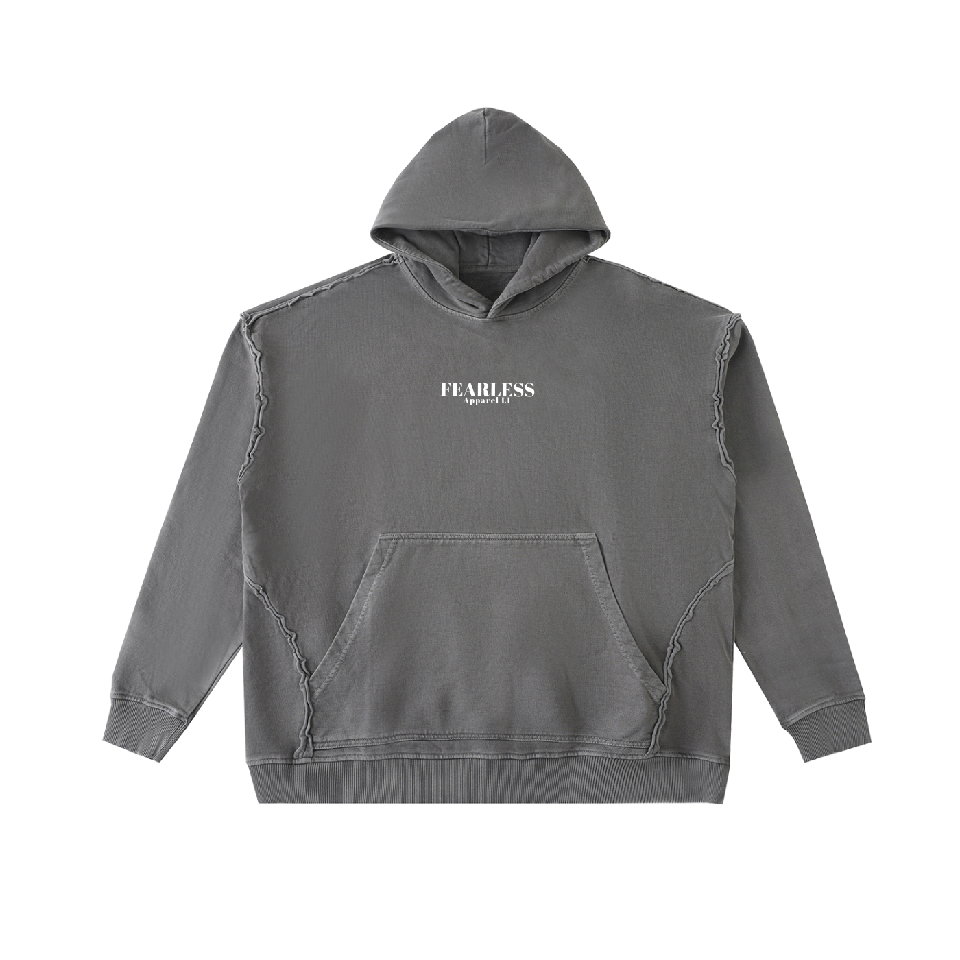 fearless apparel hoodie,raw seam hoodie,enzyme washed hoodie,heavyweight hoodie,oversized hoodie,100% cotton hoodie,vintage streetwear hoodie,fearless streetwear,men’s hoodies,urban fashion
