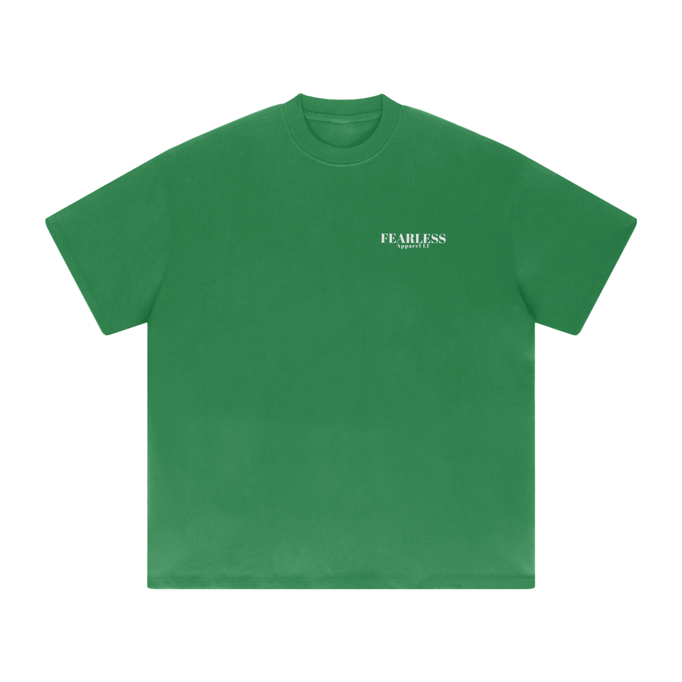 fearlessli Streetwear Unisex Heavyweight Solid Color Drop Shoulder Loose T-shirt
