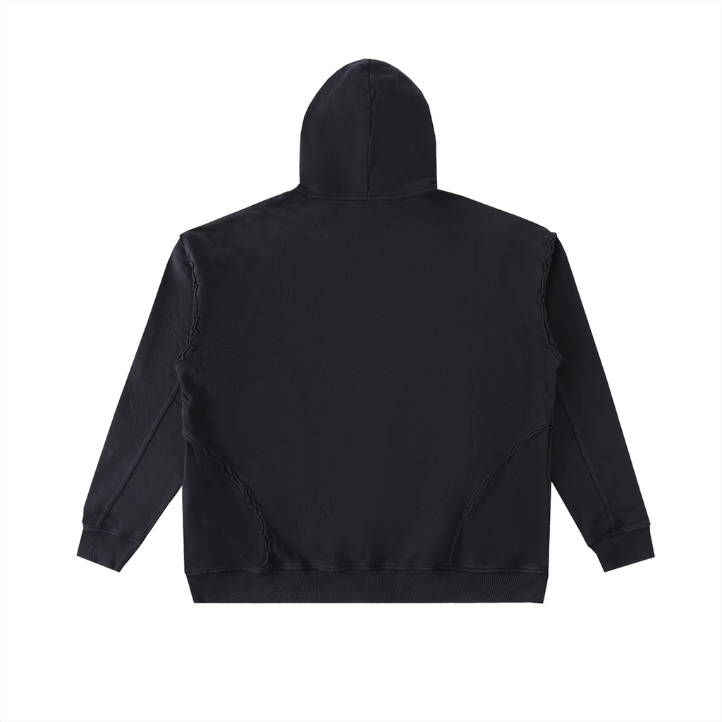 fearless apparel hoodie,raw seam hoodie,enzyme washed hoodie,heavyweight hoodie,oversized hoodie,100% cotton hoodie,vintage streetwear hoodie,fearless streetwear,men’s hoodies,urban fashion