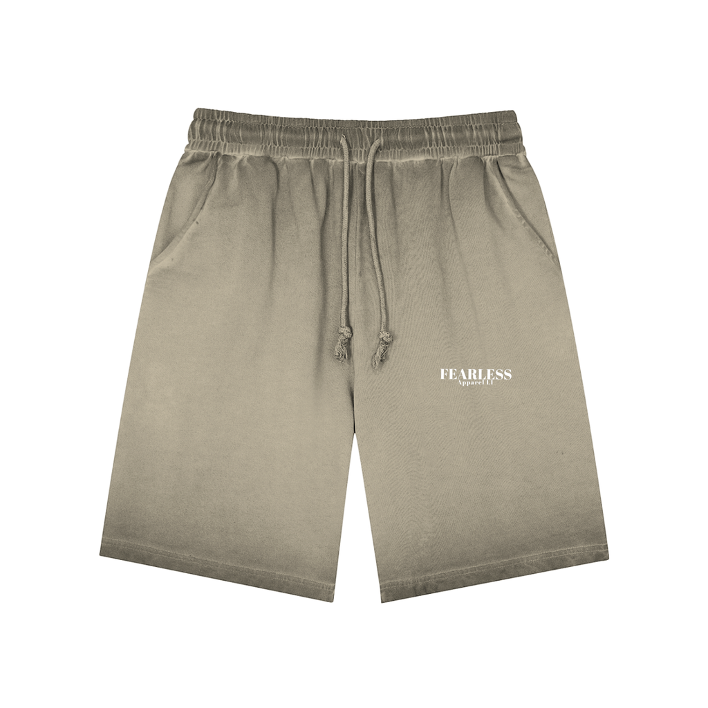 Fearless Apparel Line Reverse Dyed Sweat shorts, vintage look, 100% cotton, unisex, loose fit.