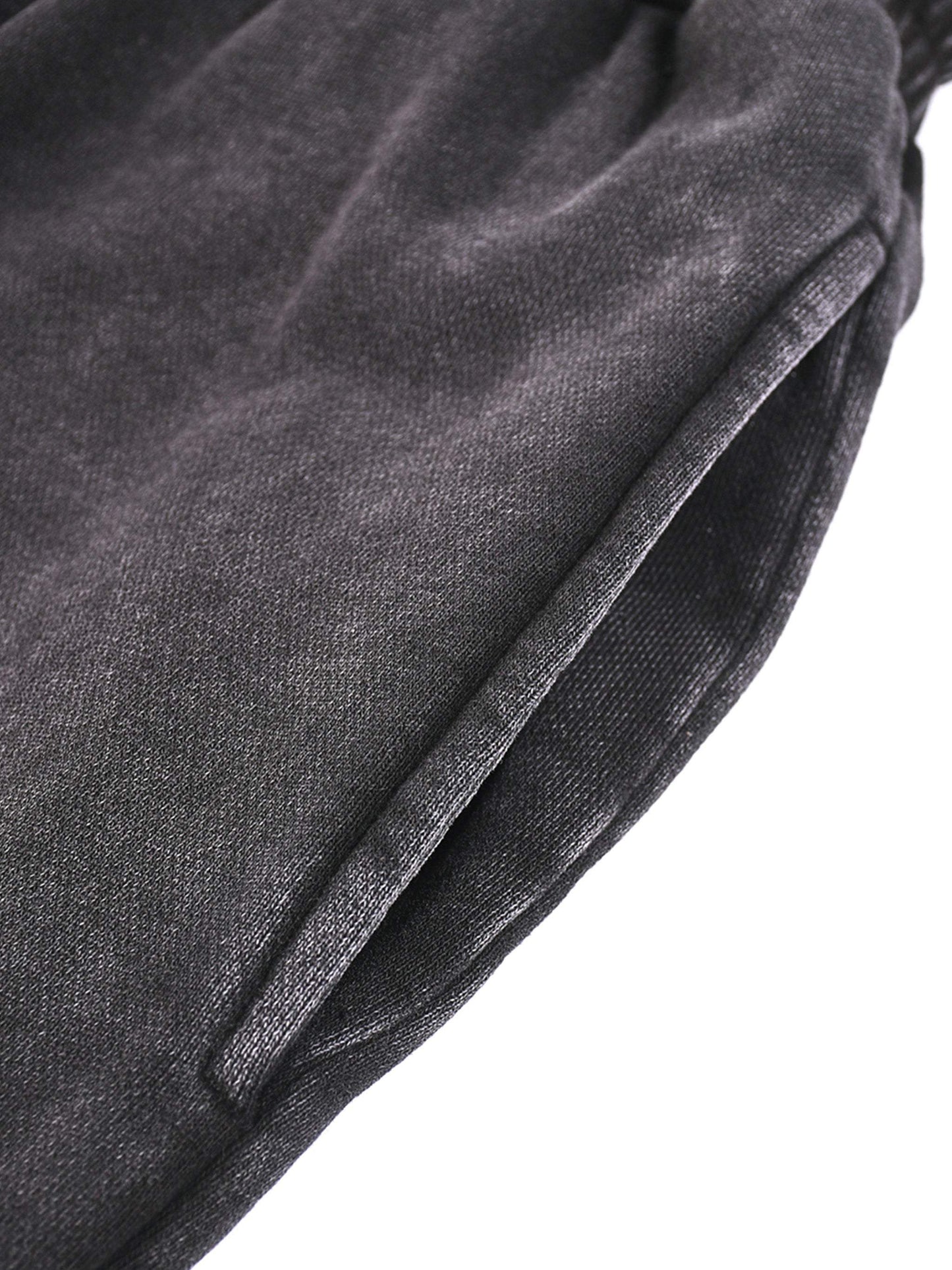 Fearless Li Acid Wash Straight Leg Pants in dark wash, showcasing pocket detail.
