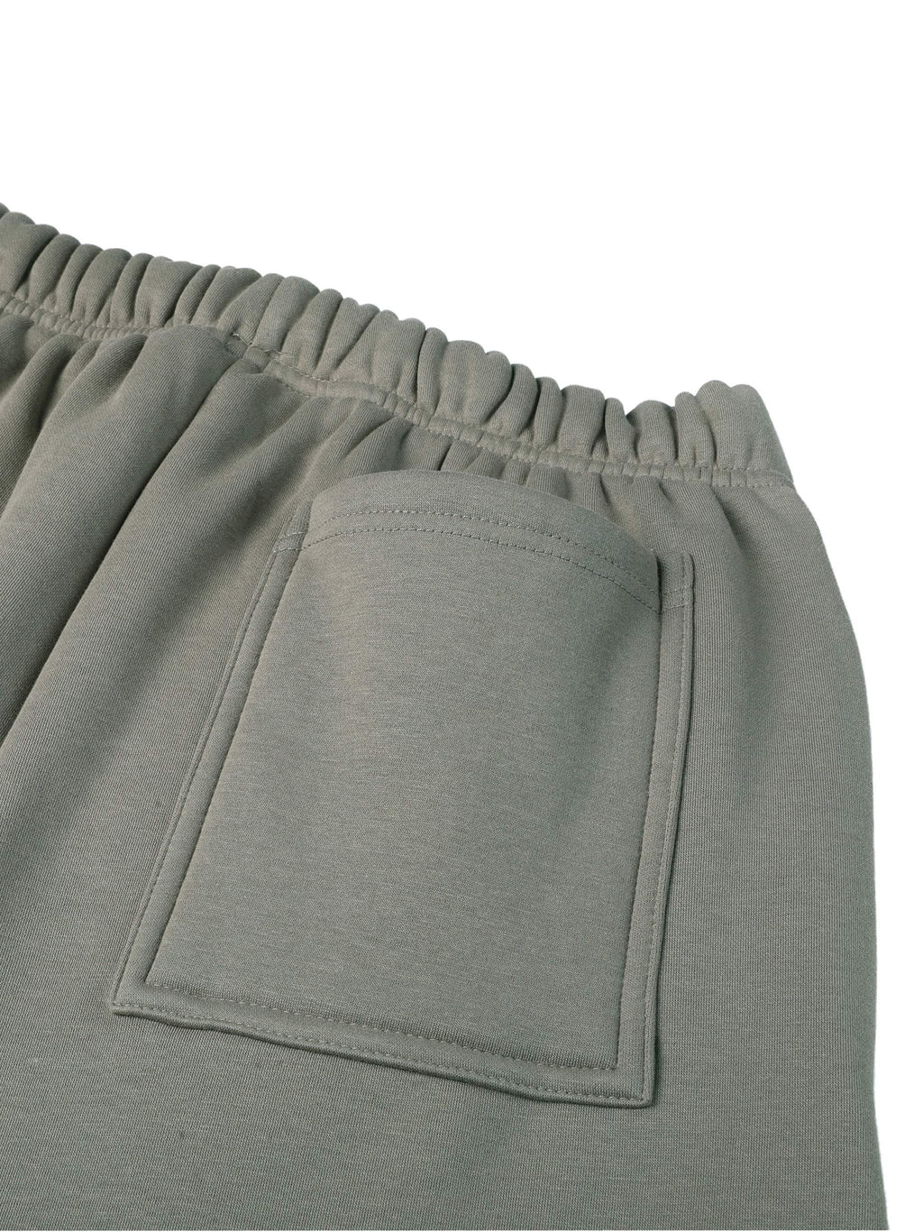 Fearless Apparel Line Street Drawstring Sweatpants in olive green, featuring a pocket and elastic waistband.
