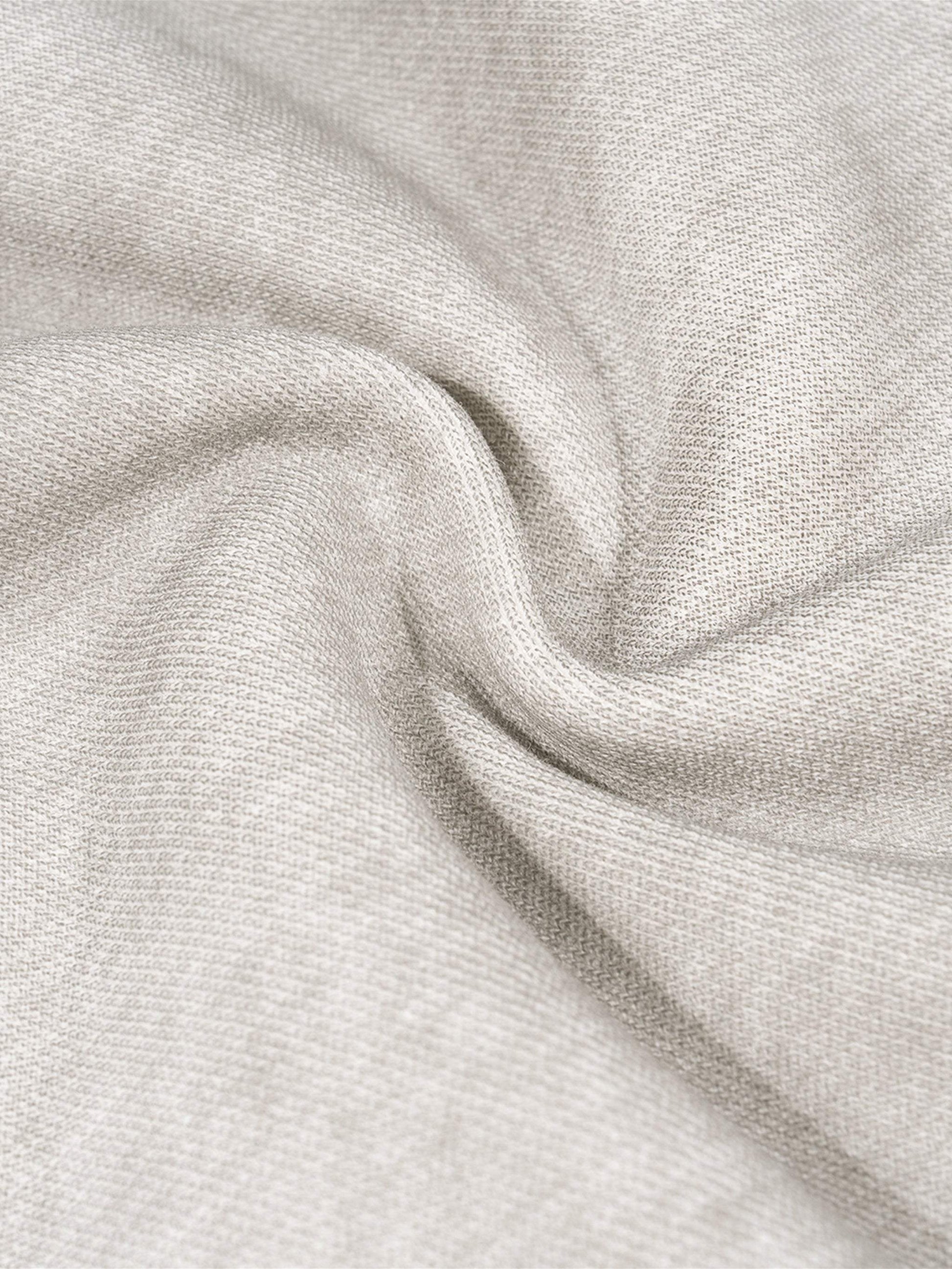 Close-up of grey fleece fabric texture from Dirty Washed Fleece Sweatpants.