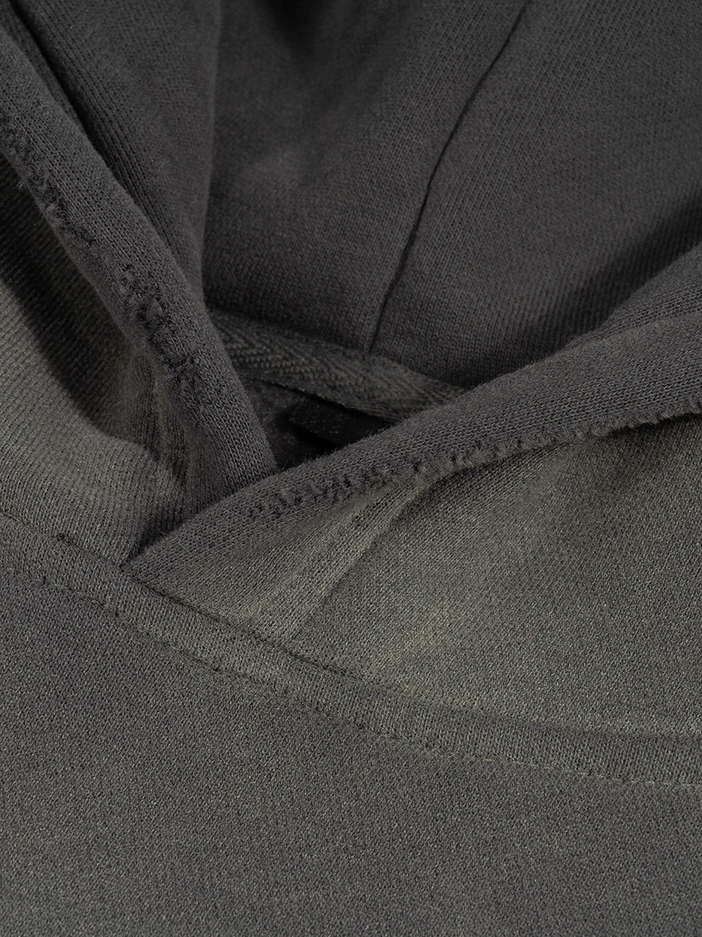 Fearless Apparel Line Frayed Sun fade Boxy Hoodie Unisex Comfort Style