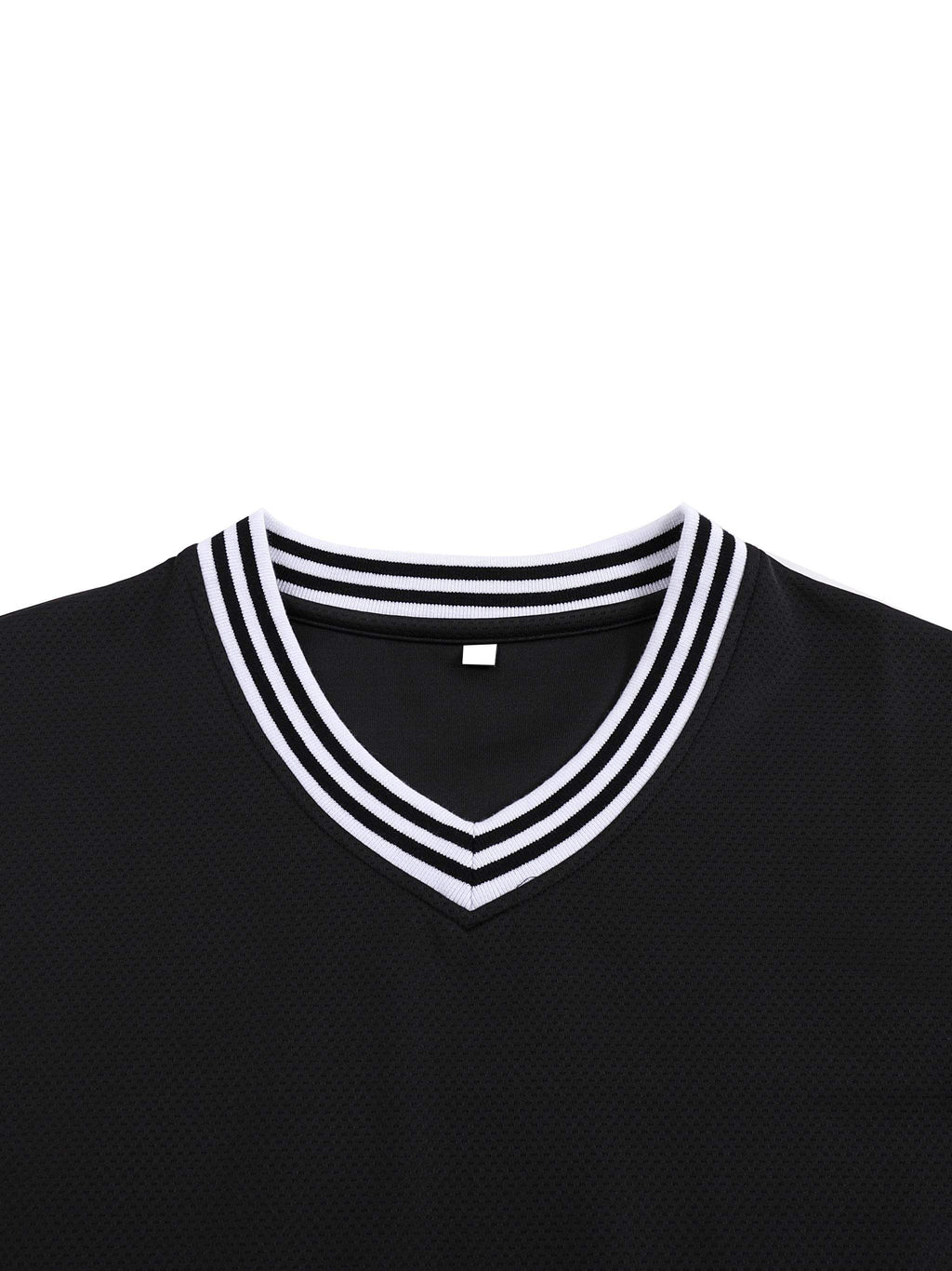 Fearless Apparel Line Taped Mesh T-shirt - Sporty Streetwear